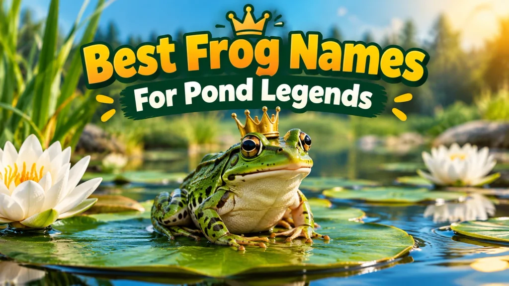 Best Frog Names For Pond Legends