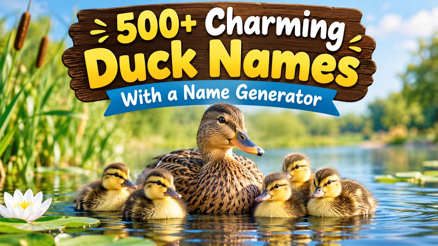 500+ Charming Duck Names With a Name Generator