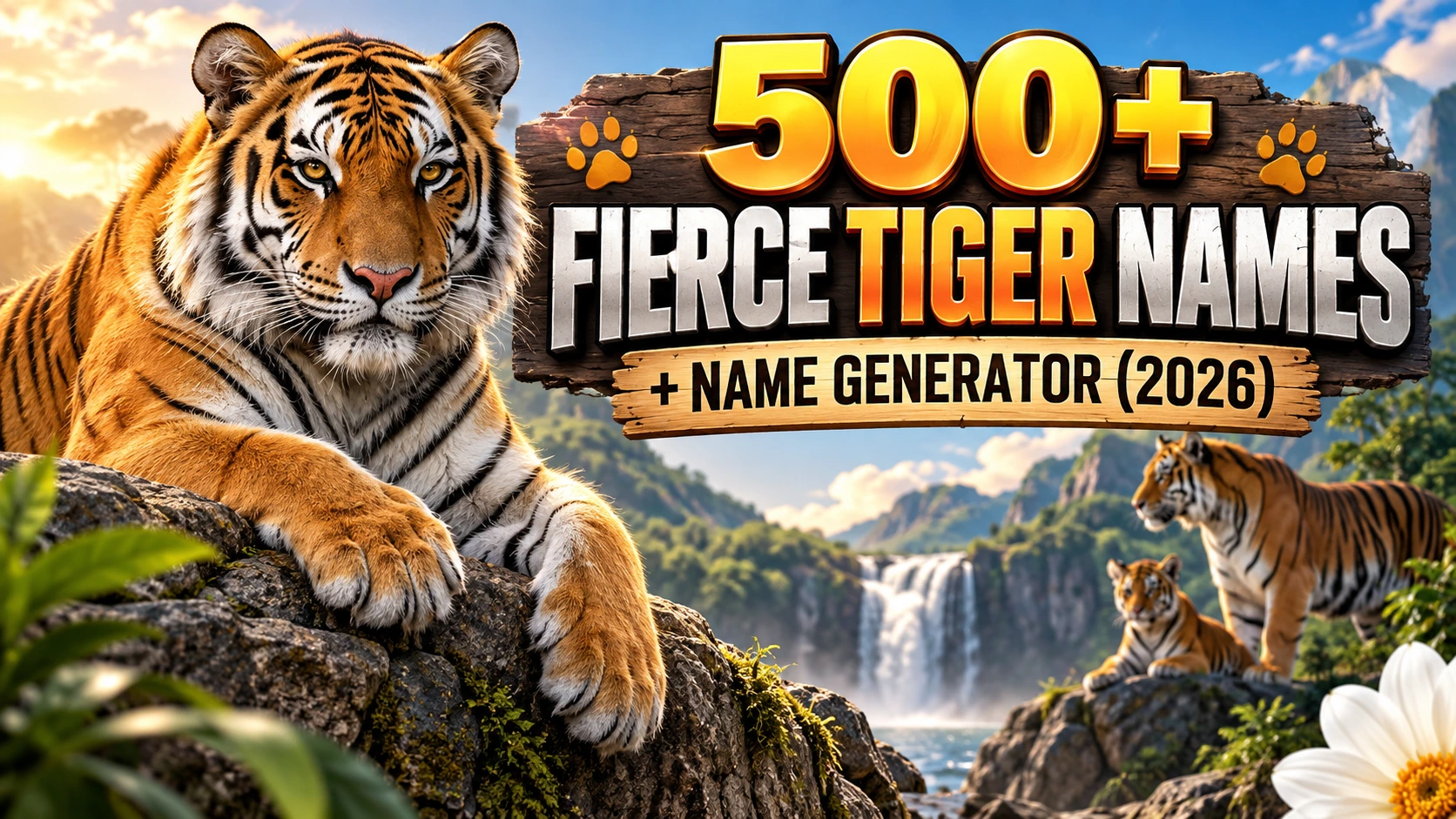 Fierce Tiger Names + Name Generator