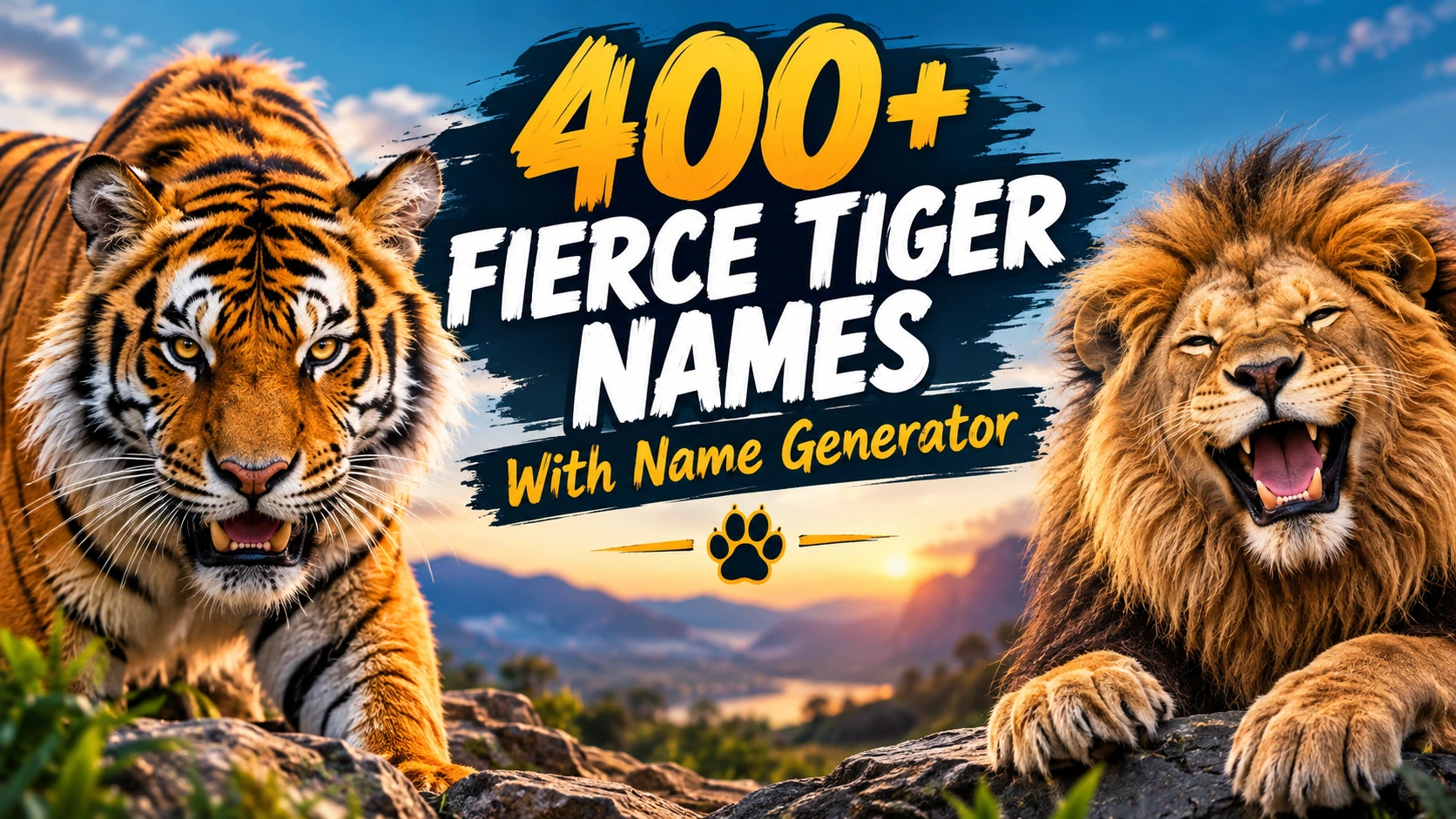 Hilarious Lion Names + Jokes Generator