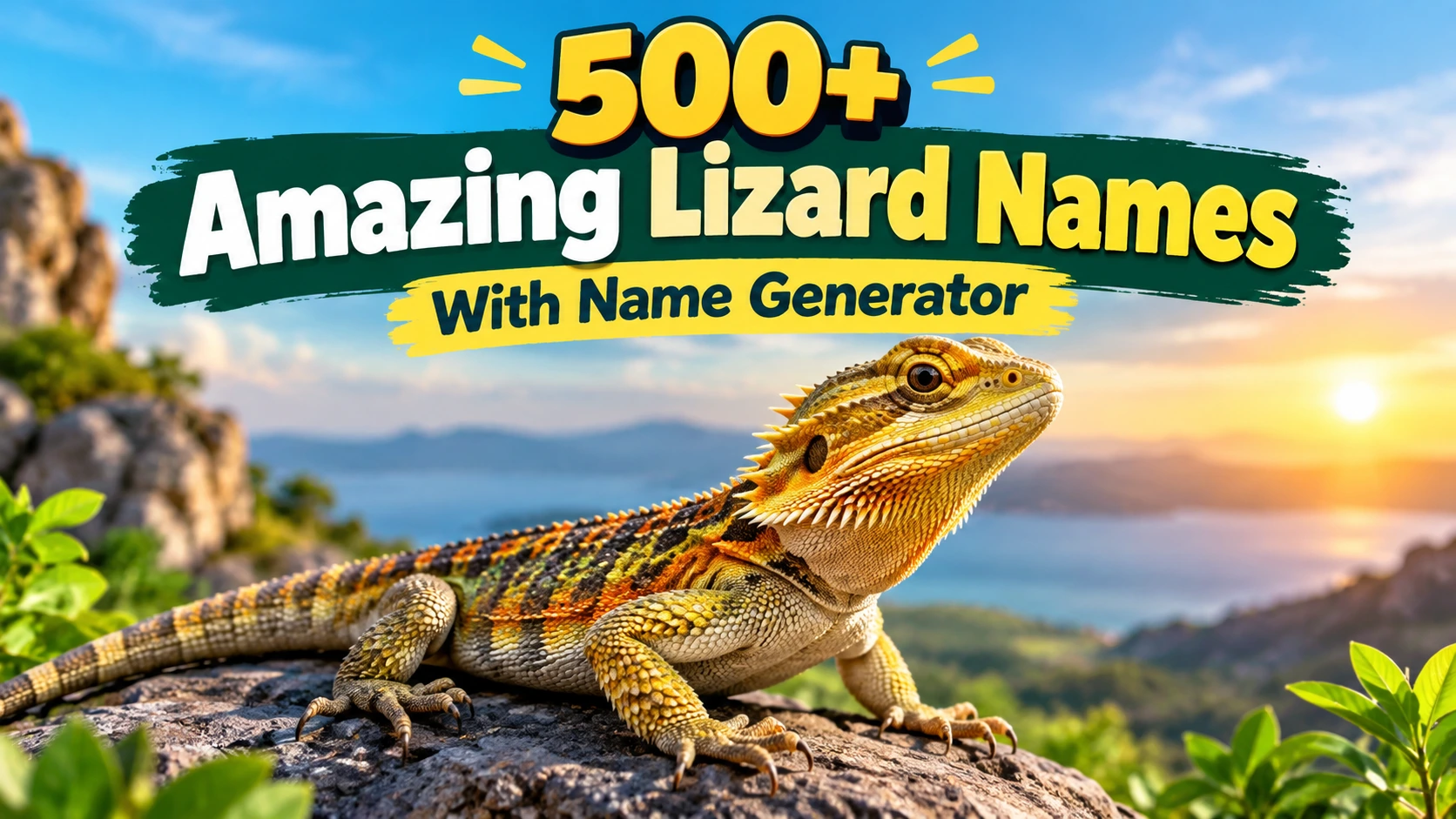 Amazing Lizard Names With Name Generator