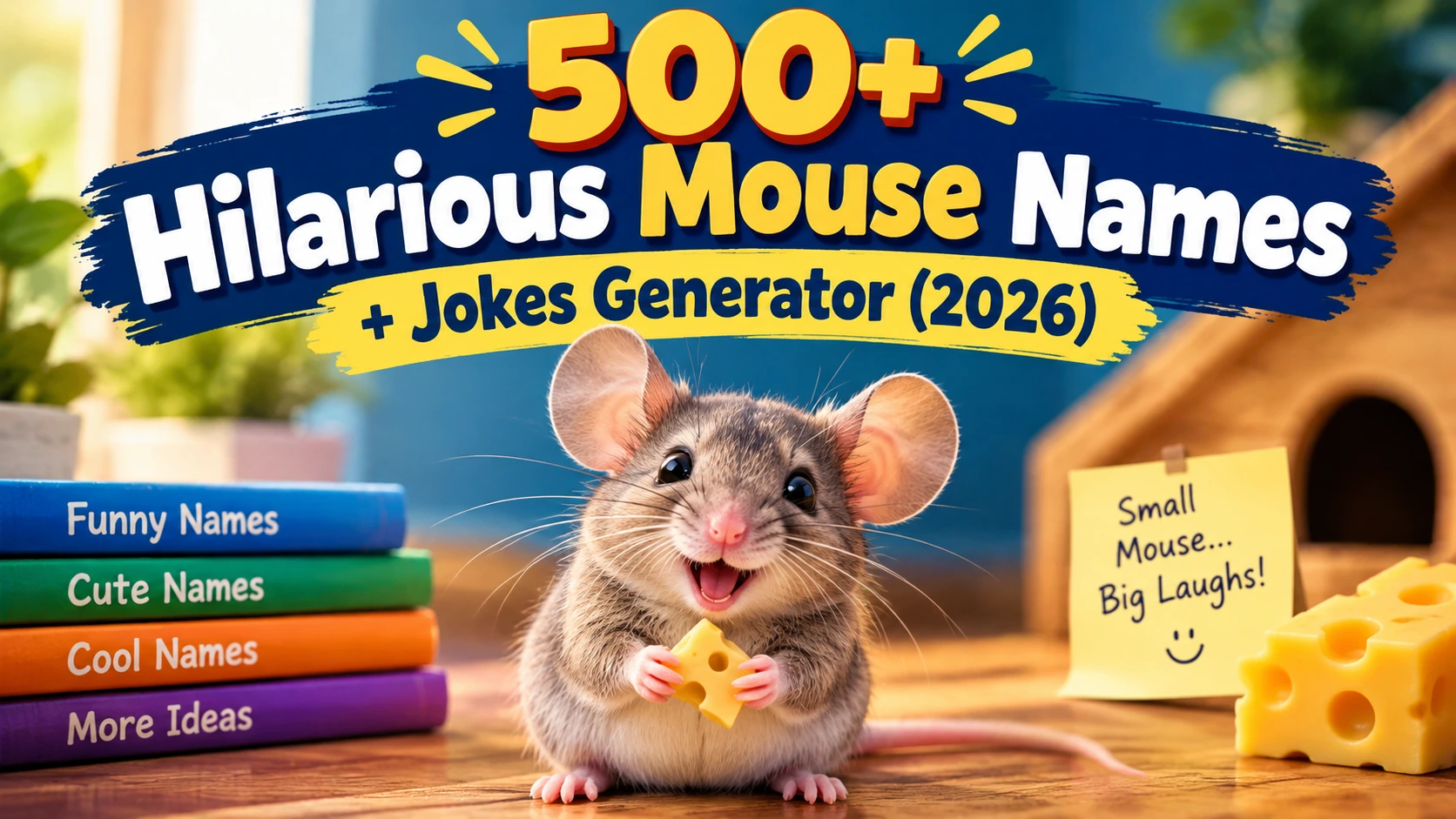 Hilarious Mouse Names + Jokes Generator