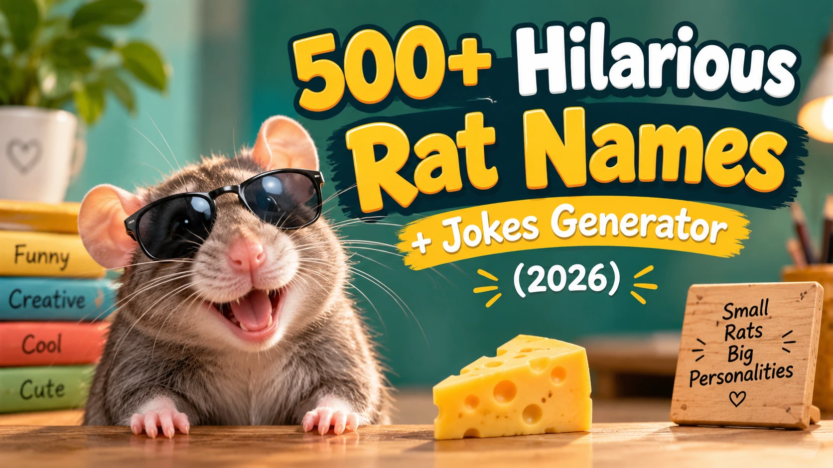 Hilarious Rat Names + Jokes Generator