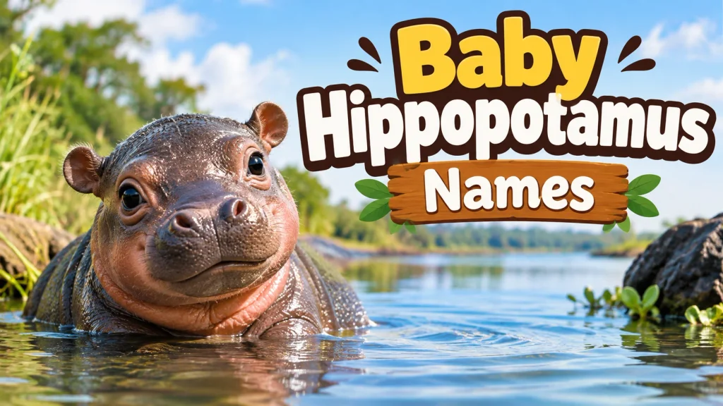 Baby Hippopotamus Names
