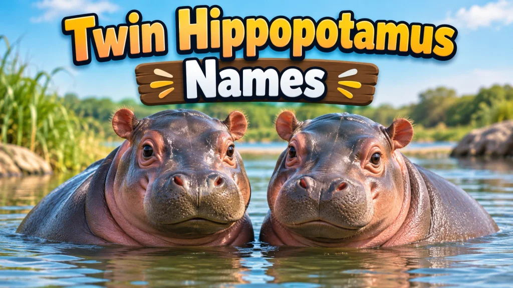 Twin Hippopotamus Names